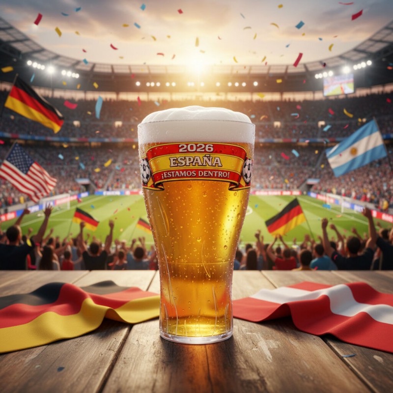 Spanien Fußball Fanbecher 2026 0,5l Mehrwegbecher