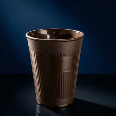 Coffee to go cup 0.2l PP brown