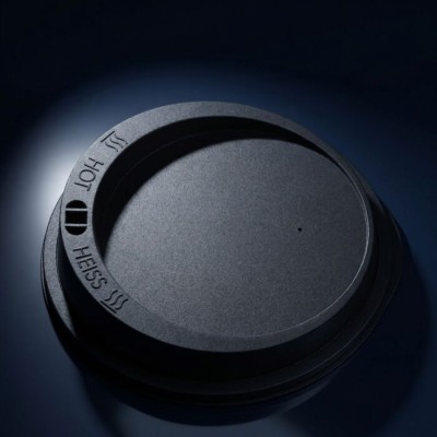 Reusable lid, 90 mm diameter, with drinking opening
