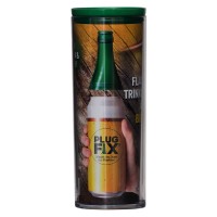 Reusable beer/soda can adapter with crown cap