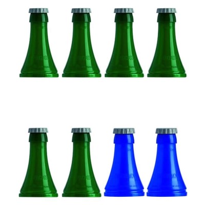 6 pieces reusable beer/ soda can adapters + 2 pieces energy can adapters with crown corks